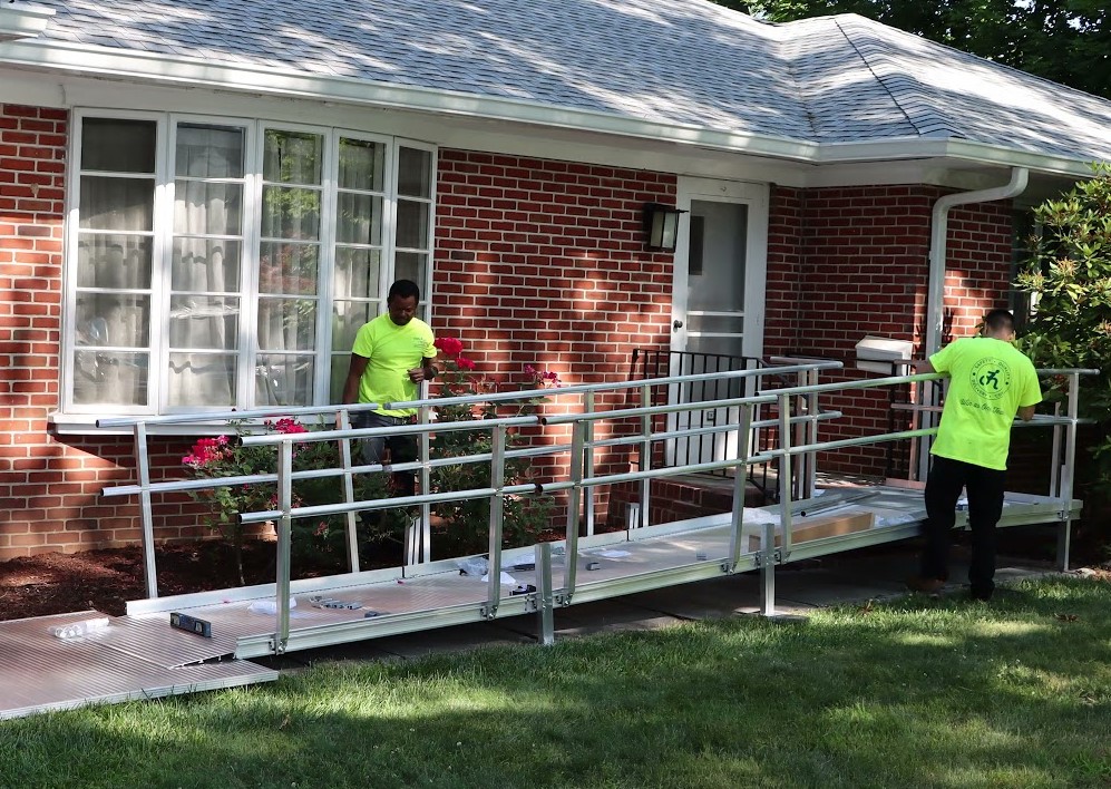 Wheelchair ramp installation in London